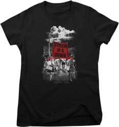 System of a Down Banner March Rövid ujjú póló Black M Női (WMX-5-SOAD009-BK-M)