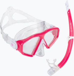 Aqualung Saturn Combo mască de snorkel + snorkel roz SC3980002