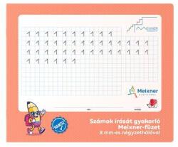ICO Füzet, tűzött, négyzethálós, 245x295 mm, fekvő, 32 lap, 1. osztály, ICO "Süni Meixner (7500158004) - patronbolt