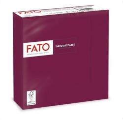 FATO Șervețele, pliate 1/4, 33x33 cm, FATO "Smart Table", vișiniu, 50 buc