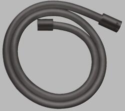 AXOR Furtun de dus, cu efect metalic 1.60 m, cu piulite cilindrice, antracit periat (Brushed Black Chrome), Axor Starck 28286340 28286340 (28286340)