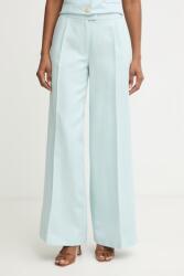 Marciano by Guess pantaloni wide leg pentru femei, cu amestec de in JANE PPY2-SPD03B_60X (G6GB04.W1782)