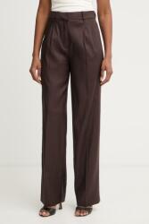 Guess pantaloni straight pentru femei, cu in CARLA PPY2-SPD0P3_88X (W6GB43.W2840)