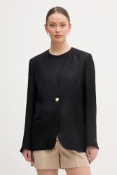 Tommy Hilfiger sacou cu un singur rând de nasturi pentru femei, cu vâscoză PPY2-KZD08W_99X (WW0WW49014)