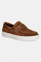 Tommy Hilfiger mocasini pentru bărbați, din piele întoarsă MODERN LIGHT HYBRID SUEDE LOAFER PPY2-OBM011_88X