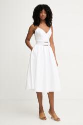 Marciano by Guess rochie evazată cu bumbac ULLA PPY2-SUD05F_00X (G6GK46.W1925)