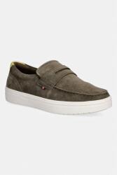 Tommy Hilfiger mocasini pentru bărbați, din piele întoarsă MODERN LIGHT HYBRID SUEDE LOAFER PPY2-OBM011_91X