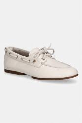 Tommy Hilfiger mocasini pentru femei, din piele TH SLEEK LEATHER BOAT SHOE PPY2-OBD01E_01X