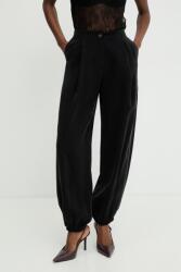 Answear. LAB pantaloni paperbag pentru femei, cu vâscoză BPY2-SPD057_99X (95066.iak)