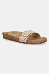 Tommy Hilfiger papuci pentru femei, din piele TH CLASSIC CORK SANDAL PEARL LTH PPY2-OBD035_80X