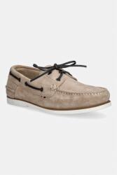 Tommy Hilfiger mocasini bărbați din piele întoarsă TH BOAT SHOE CORE SUEDE PPYA-OBM0ID_80X (FM0FM05387)