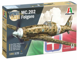 Italeri Machetă Avion 1481 - MC. 202 Folgore Aces (1: 72)