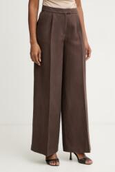 Marciano by Guess pantaloni wide leg pentru femei, cu amestec de in JANE PPY2-SPD03B_88X (G6GB04.W1782)