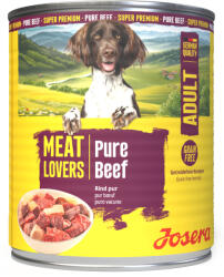 Josera Meat Lovers Pure konzerv adult nedves kutyaeledel marha 6x800g