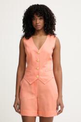 Marciano by Guess vestă cu un singur rând de nasturi pentru femei, cu amestec de in JANE PPY2-KZD00M_22X (G6GH26.W2218)