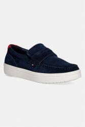 Tommy Hilfiger mocasini pentru bărbați, din piele întoarsă MODERN LIGHT HYBRID SUEDE LOAFER PPY2-OBM011_59X (FM0FM05786)