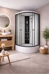 Sanotechnik Cabina de dus completa, semirotunda, 80x80x215 cm (BW850)