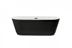 Sanotechnik Cada baie freestanding SANOTECHNIK Tivoli, acril, 170 x 75 x 58 cm, negru (G9053)