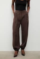 Answear. LAB pantaloni paperbag pentru femei, cu vâscoză BPY2-SPD057_88X (95066.iak)