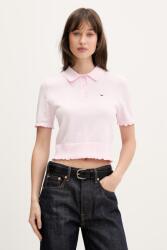 Tommy Jeans polo tricotat pentru femei, din bumbac PPY2-SWD0H6_03X (DW0DW22597)