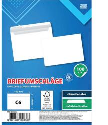 Spirit Spirit: Fehér boríték C6 11, 4x16, 2cm 100db-os csomag (409333)