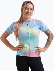 Rogelli Női kerékpáros póló Rogelli Vintage blue/pink