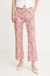 Weekend Max Mara pantaloni pentru femei, din bumbac cu elastan ONDE PPY2-SPD00Y_30X (2615131162600)