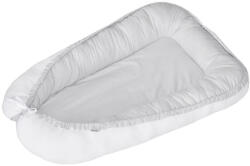 EKO White-Gray Kétoldalas Babafészek - Puha, Körülölelő Pihenőhely Kisbabáknak