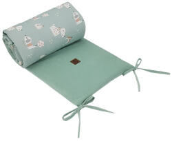 EKO Velvet Dogs Mint Kiságyvédő 360x35cm - Puha Velvet Anyag, Kutyás Mintával a Biztonságosabb Alváshoz