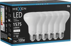 Mexen Nova 6x Bec LED E27, R80, 15W, Neutru - 4000K, 1575 lm - L105-E27-1540-01x06 (L105-E27-1540-01x06)