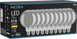 Mexen Vintis 10x Bec filament LED E27, G125, 6W, Cald - 2700K, 510 lm, fumuriu - L158-E27-0627-70x10 (L158-E27-0627-70x10)