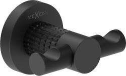 Mexen Triv cârlig dublu pentru prosop, negru - 70A33012-70 (70A33012-70)