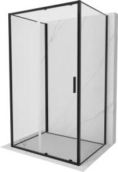 Mexen Exo-3S cabina de duș cu 3 pereți culisantă 160 x 120 cm, transparentă, neagră - 8151-160-120-70-00-3S (8151-160-120-70-00-3S)