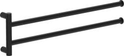 Mexen Loop suport pentru prosop dublu rotativ, negru - 70A71049-70 (70A71049-70)