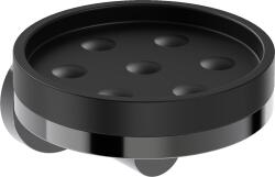 Mexen Triv săpunieră, crom negru/negru - 70A33055-73B (70A33055-73B)