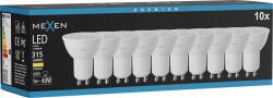 Mexen Nova 10x bec LED GU10, 3W, Calda - 3000K, 315 lm - L107-GU10-0330-01x10 (L107-GU10-0330-01x10)