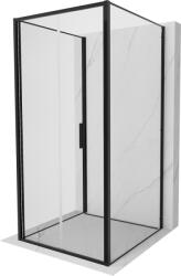 Mexen Exo-3S cabina de duș cu 3 pereți pliabili 75 x 75 cm, transparentă, neagră - 816-075-075-70-00-3S (816-075-075-70-00-3S)