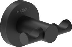 Mexen Ovio cârlig dublu pentru prosop, negru - 70A19512-70 (70A19512-70)