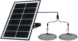 ELMARK 98sol318 Napelemes Led Függőlámpák 2x5w Ip65, Fekete (98sol318)