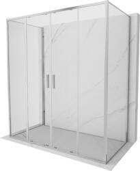 Mexen Exo-3S cabina de duș cu 3 pereți, glisantă, 200 x 90 cm, transparentă, crom - 8152-200-090-01-00-3S (8152-200-090-01-00-3S)