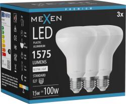 Mexen Nova 3x Bec LED E27, R80, 15W, Neutru - 4000K, 1575 lm - L105-E27-1540-01x03 (L105-E27-1540-01x03)