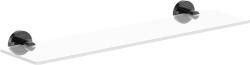 Mexen Ovio raft de sticlă suspendat, chrome negru - 70A19561-73 (70A19561-73)