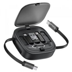 ACEFAST Cablu Date si Incarcare USB-C - USB-C Acefast Travel J3, 60W, 0.95m, Negru - evomag