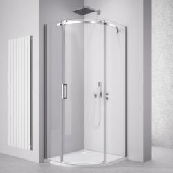 POLYSAN Polysan, THRON SQUARE negyedkör alakú zuhanyfal 900x900 mm, átlátszó üveg, jobb oldali, TL2690R-5002 (TL2690R-5002)