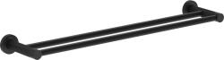 Mexen Triv cuiere dublu pentru prosoape, negru - 70A33047-70 (70A33047-70)
