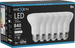 Mexen Nova 6x Bec LED E27, R63, 8W, Neutru - 4000K, 840 lm - L104-E27-0840-01x06 (L104-E27-0840-01x06)