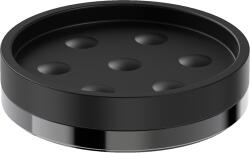 Mexen Triv săpunieră de stat, negru/crom negru - 70A33057-73B (70A33057-73B)