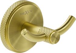 Mexen Gravo cârlig dublu pentru prosop, auriu periat - 70A93012-55 (70A93012-55)