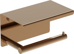 Mexen Loop suport pentru hârtie igienică cu raft, aur roz - 70A71022-60 (70A71022-60)