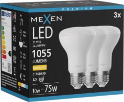 Mexen Nova 3x Bec LED E27, R63, 10W, Cald - 3000K, 1055 lm - L104-E27-1030-01x03 (L104-E27-1030-01x03)